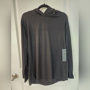 Black Lightweight, Super Soft Hooded Sweater By Mono B. NWT. Size 2xl.